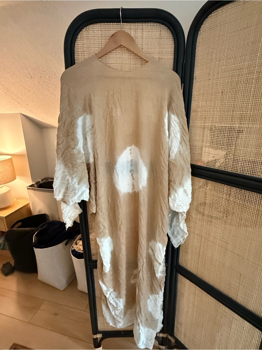 Free People Women’s Tie Dye Kimono Cover Up Pink XSmall/Small